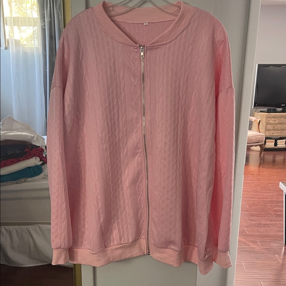 Pink Women's Quilted Jacket
